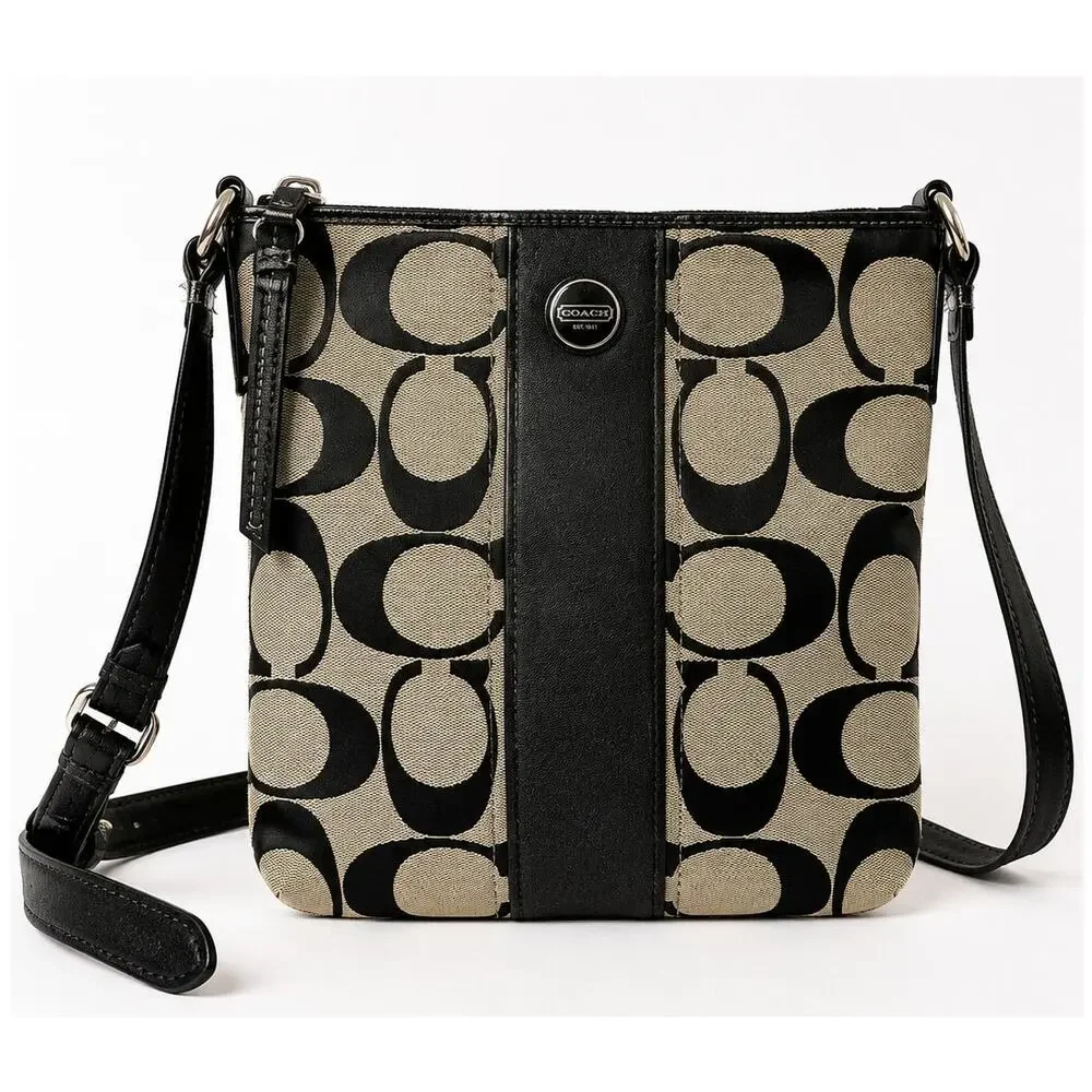 Coach signature crossbody